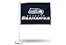 Rico Industries NFL Seattle Seahawks Standard Double Sided Double Sided Car Flag - 16