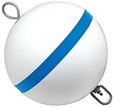 Taylor Made Products Sur-Moor Traditional Boat Mooring Buoy (12, Blue Stripe)