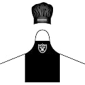 Oakland Raiders NFL Barbeque Apron and Chef's Hat