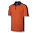 Adidas Junior Retro Colorblock Polo : Lobster-Navy ~ Large