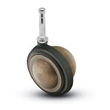Buy 3 Metal Ball Caster with Rubber Tread, Windsor Antique with 5 16 x 1-1 2 Wood... by Shepherd
