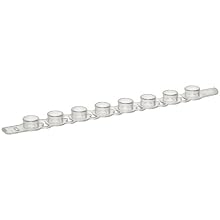 Corning Costar Thermowell 6556 Polypropylene Round Bottom 8-Cap Strip (Case of 300)