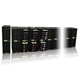 Produplicator 150 Burner Daisy Chain 20X DVD CD Duplicator Machine + Removable 750GB Hard Disk Drive (Standalone Audio Video Copy Tower, Disc Duplication Device)