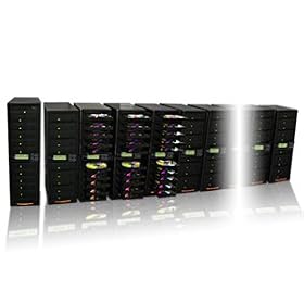 Produplicator 250 Burner Daisy Chain 52X CD Duplicator Machine + Removable 750GB Hard Disk... by Produplicator