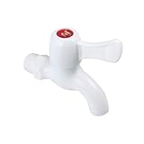 uxcell 蛇口　吐水口　ウォータークーラー用　プラスチック製　ウォーターサーバー　キッチン　庭園　バスルーム　ホワイト