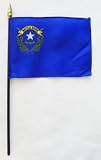 Nevada - 4 x 6 State Stick Flag