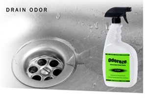 OdorezeTM Eco Drain Odor Control Spray: Makes 64 Gallons