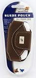 Cellular Innovation CI-SHL-SBRN Fashion Case Suede Pouch for Cellphone Small, Brown - 1 Ea