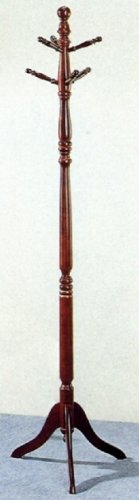 NEW SWIVAL COAT/HAT RACK HALL TREE STAND - Cherry finish