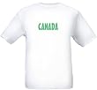 CANADA - GREEN LETTERING - Country Series - White T-shirt