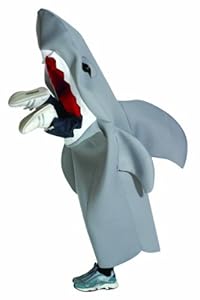 Rasta Imposta Lil' Man-Eating Shark Children's Costume, 7-10, Gray