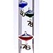 Lily's Home® 17 Inch Galileo Thermometer with Seven Multi-Colored Balls and Big Gold Number Tags