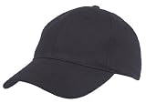 Max Fuchs BB Cap, mit Klettverschluss, schwarz, gebogenes Schild