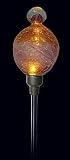 Allsop 29030 Firefly Garden Solar Stake Fuchsia Finial, Kraft Box