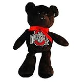 Ohio State University Plush Beanie Bear Blk Os Case Pack 36