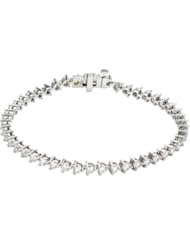 Diamond Line Bracelet 14K Yellow Gold 5 Ct Tw 7 1/4 Inch Diamond Line Bracelet
