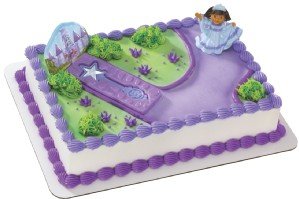Dora Explorer Princess & Scepter Cake Topper