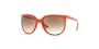 Ray-Ban Cats 1000 Fashion Sunglasses RB4126/757/51/57/140: Dark Orange/Brown Gradient