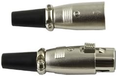 DMX XLR-3-Pin Connector Pair