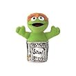 Sesame Street Gund Oscar the Grouch Plush Beanbag 5 Inch