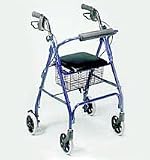 AM 4600 4-Wheeled Lightweight Rolling Walker