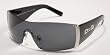 DOLCE & GABBANA D&G8026 501/87 BLACK FRAMELESS GRAY LENS SUNGLASSES SHIELD SHADES