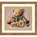 Teddy & Kittens Counted Cross Stitch Kit - 14X12