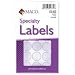 MACOS800 Wafer Seals, 1 Diameter, 600/PK, Clear (MACOS800).