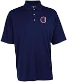 Chicago Cubs Exceed Navy Blue Polo Shirt by Antigua