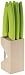 Pradel Jean Dubost - 12252 - Bloc Bois 6 Ventoux - Couteaux Steak Golf - Vert Anis