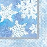Christmas Party Tableware | Let It Snow Lunch Napkins