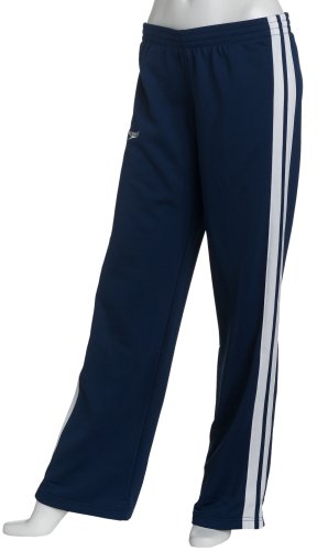 Speedo Women's Polyester Tech Twill  Super Pro Solid Splice Warm-up Pant