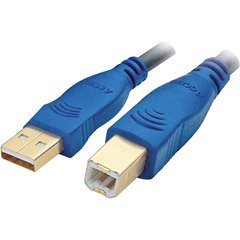 ADESSO 10FT ACCELL USB 2.0 GOLD SERIES A/B ( A001C-010B )