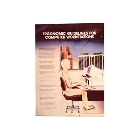 Poster, Ergonomic Guideline For Computer Workstations (Multilingual), 24 X 18