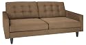 Avenue Six Plaza Mocha 79" Tufted Sofa