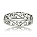 Sterling Silver Fashion Ring Laser Cut Filigree Design
