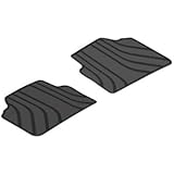 BMW 3 Series 2006 - 2013 (E90, E91) all-weather floor mats (set of 2) - REAR/BLACK