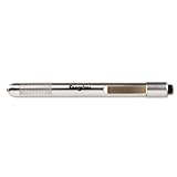 Energizer Products - Energizer - Aluminum Pen LED Flashlight, Black - Sold As 1 Each - Bright lifetime Nichia LED light. - Durable aluminum body stands up to falls and rough handling. - Fits in your pocket. - Push-button switch for one-handed operation. - Clips to pocket, tool bag or briefcase.