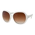 Womens' Mossimo&reg; Large Round Plastic Sunglasses - White