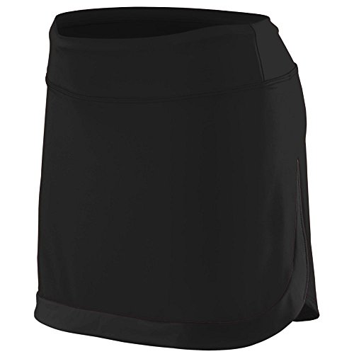 Augusta Sportswear Women's Action Color Block Skort 2XL Black/Black