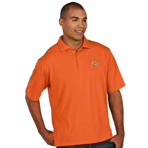 NFL Men's Cleveland Browns Pique Xtra Lite Desert Dry Polo Shirt (Mango, XX-Large) On Sale