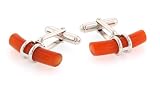 Sterling silver and cornelian cufflinks with presentation box. Made in Italy 31iLFqJfzWL. SL160 Sterling silver and cornelian cufflinks with presentation box. Made in Italy