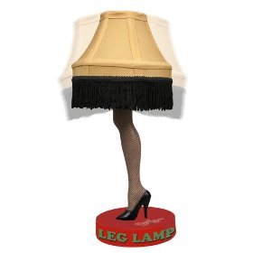 Christmas Story Leg Lamp Head Knocker