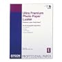 Epson Amer Ultra Premium Photo Paper, Luster, 17 X 22, 25 Sheets/Pack