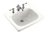 Bathroom Sink Drop In Self Rimming by Kohler - K-2895-1 in Almond