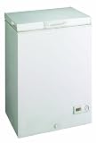 Haier BD103GAA Gefriertruhe / A+ / 172 kWh/Jahr / 106 L Gefrierteil / manuelles Abtauen / Super Frost / Rollen untergebaut
