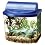 Mini Bow Desktop Kit Aquarium - 2.5 gallon - Blue