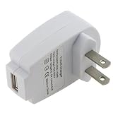 Ipod USB Travel Power Charger Adapter for Nano, Shuffle, 4G, Mini, Photo and U2- HHI Brand