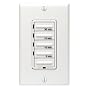 Leviton 612-6230M-W Decora 30-15-10-5 Preset Minute Electronic Timer White