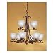 Kichler Andaman Island Club Chandelier-Rubbed Umber